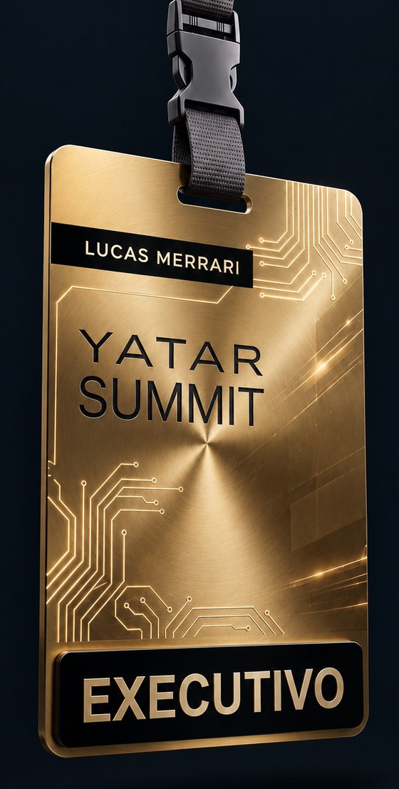 Crachá Executivo do Yatar Summit